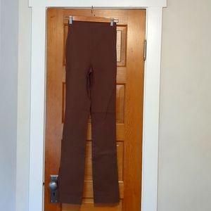 Slim Stretchy Side Slit Pants